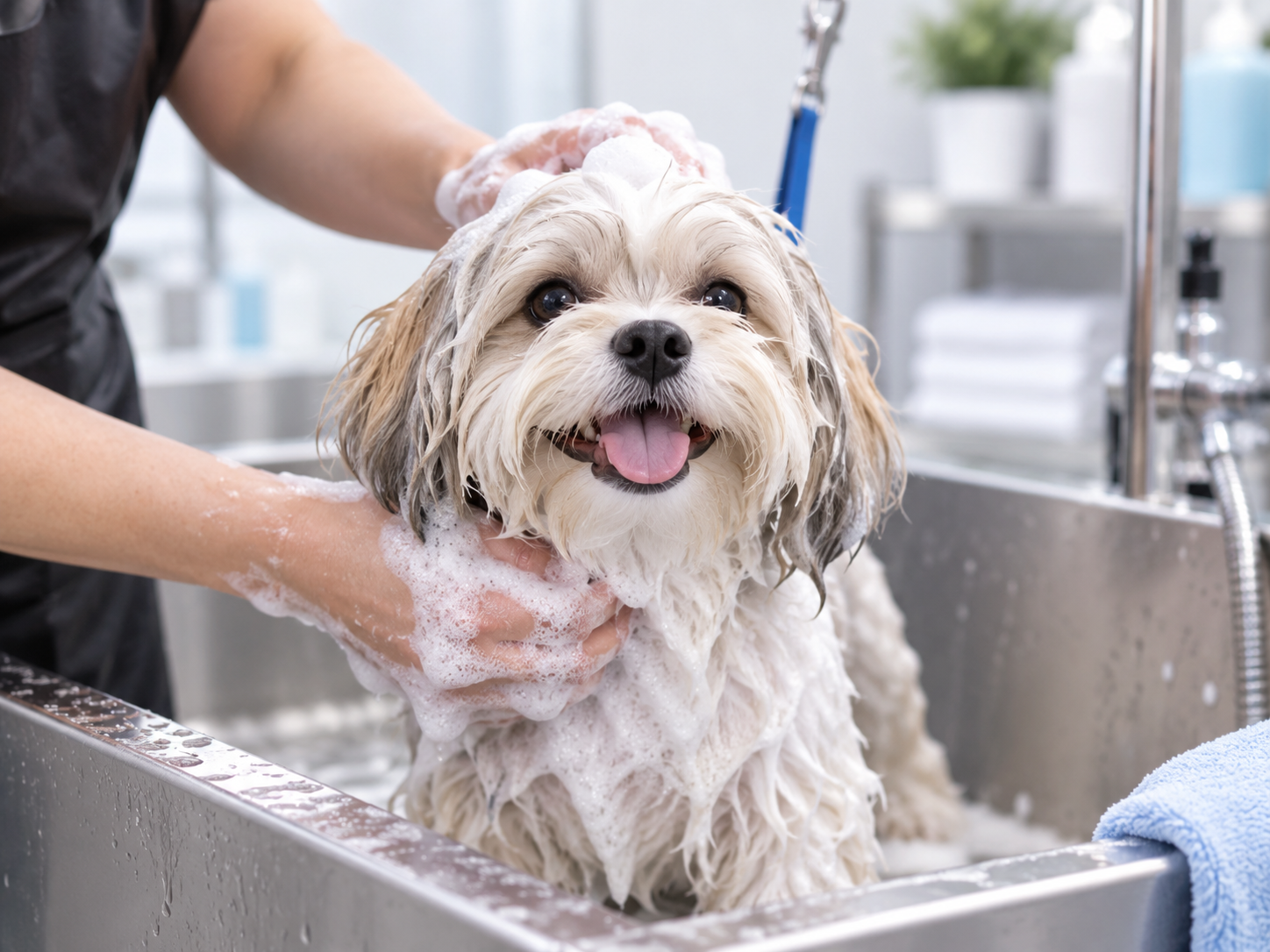 Servicio de Baño y peluquería en ROMVET